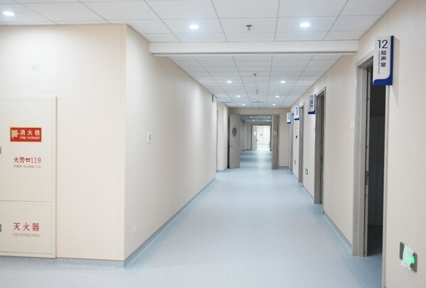 安貞醫院通州院區內部空間墻面涂裝立邦抗菌內墻涂料，減少院內交叉感染風險