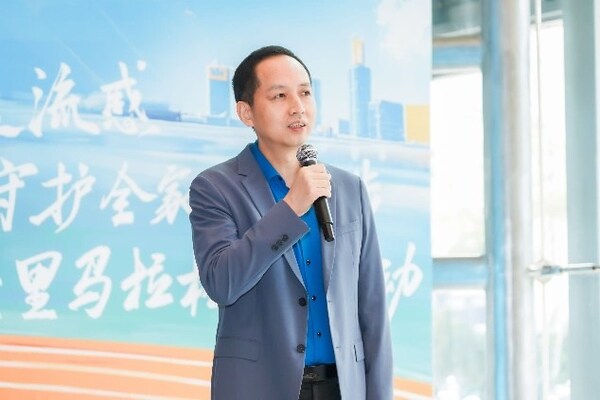 圖：深圳市婦幼保健院感染性疾病科負責人兼兒科感染病區主任劉培輝教授致辭